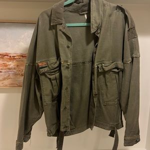 Free people military jacket - size medium